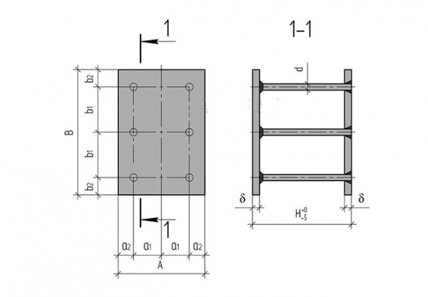 Закладные изделия по серии 1.400-15 МН 210 - МН 217 — фото 2